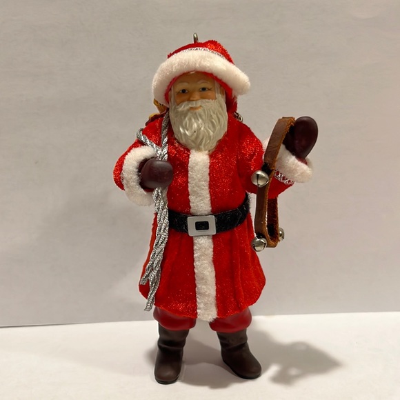 Hallmark 2008 Father Christmas Series 5th Ornament Keepsake Red White - Picture 1 of 9